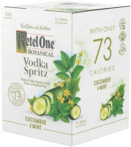 Ketel One Vodka Spritz Cucumber & Mint, 0.355l | Daniels Foods