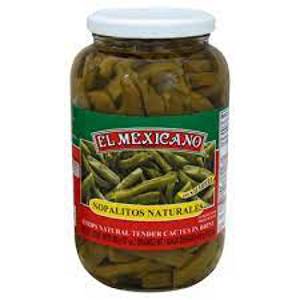 El Mexicano Sliced Tender Cactus, Nopalitos, 28 oz
