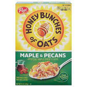 Honey Bunches of Oats Cereal, with Oats & Honey, Sweetened, Maple & Pecans, 12 oz (340 g)