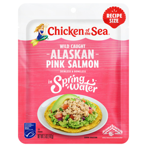 Chicken of the Sea Wild Caught Alaskan Pink Salmon in Spring Water Packet, 5 oz (142 g)