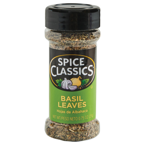 Spice Classics Basil Leaves, 0.75 oz (21 g)