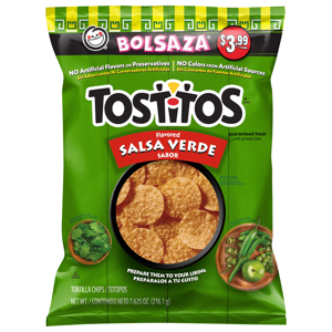 Tostitos Salsa Verde Tortilla Chips, 7.625 oz (216.1 g)