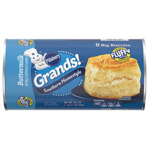 Pillsbury Southern Homestyle Buttermilk Biscuits, 8 biscuits [16.3 oz (1 lb 0.3 oz) 462 g]