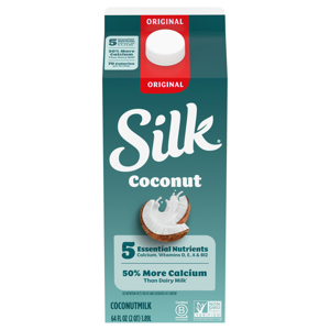 Silk Original Dairy Free Vegan Coconut Milk, 64 fl oz (2 qt) 1.89 l