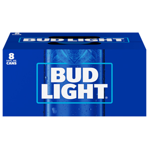 Bud Light Beer, 8 - 16 fl oz cans