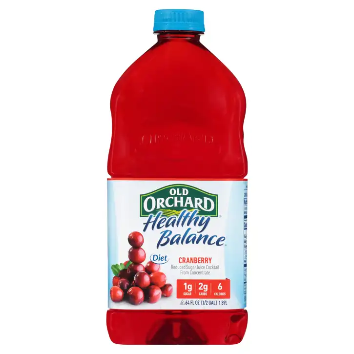 Old Orchard Juice Cocktail Diet Cranberry 64 fl oz 1 2 gal 1.89 l
