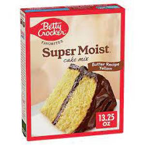 Betty Crocker Butter Recipe Yellow Cake Mix, 13.25 oz (375 g)