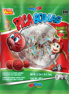 Vero Pica Gomas, Watermelon Chewy Candy, 100 count
