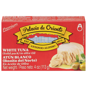 Palacio de Oriente White Tuna, Premium, Solid Pack, 4 oz (113 g)