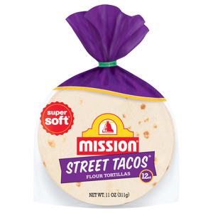 Mission Super Soft Street Tacos Flour Tortillas, 12 tortillas [11 oz (311 g)]