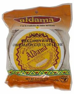Aldama Obleas con Cajeta de Leche, Milk Wafer Candy, 5 pack