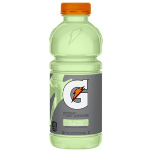 Gatorade Lime Cucumber Thirst Quencher, 20 fl oz (1.25 pt) 591 ml