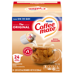 Coffee-Mate Coffee Creamer, The Original, 24 - 0.375 fl oz (11ml) creamers [9 fl oz (266 ml)]