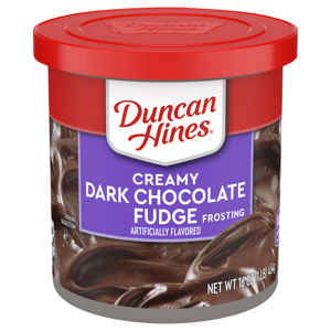Duncan Hines Creamy Dark Chocolate Fudge Frosting, 16 oz (1 lb) 454 g
