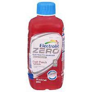 Electrolit Zero Sugar Fruit Punch Splash Electrolyte Beverage, 21 fl oz (1.3 pt) 625 ml
