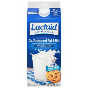 Lactaid Lactose Free 2% Reduced Fat Milk, 0.5 gal (1.89 l)