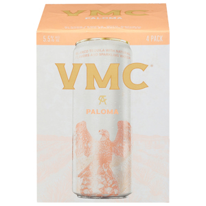 VMC Paloma Blanco Tequila, 4 - 355 ml cans [1.42 l]