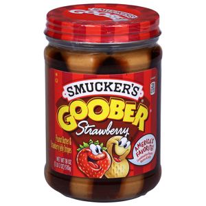 Smucker's Peanut Butter & Strawberry Jelly Stripes, 18 oz (1 lb 2 oz) 510 g