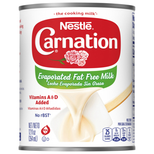 NESTLE CARNATION Fat Free Evaporated Milk 12 fl. oz. Can