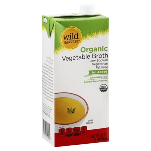 Wild Harvest Vegetable Broth, Organic, 32 oz (2 lb) 907 g