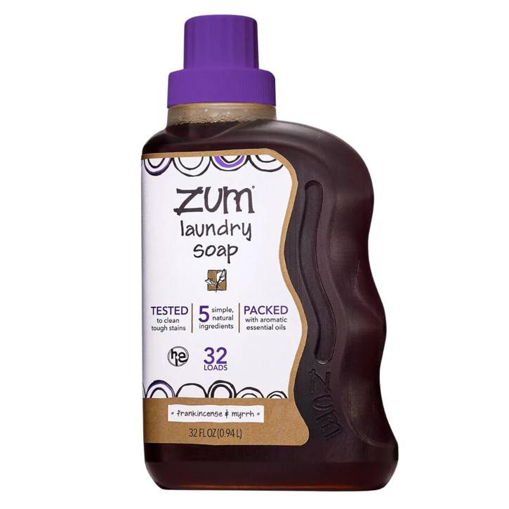 Zum Laundry Soap, Frankincense & Myrrh, 32 Fl Oz (0.94 L