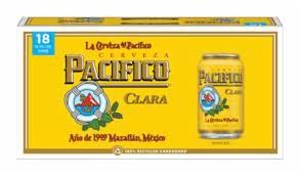 Pacifico Beer, Clara, 18 - 12 fl oz cans