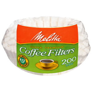 Melitta Coffee Filters, Basket, Super Premium, 200 filters