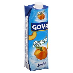 Goya Nectar, Peach, 33.8 fl oz (1.05 qt) 1 lt