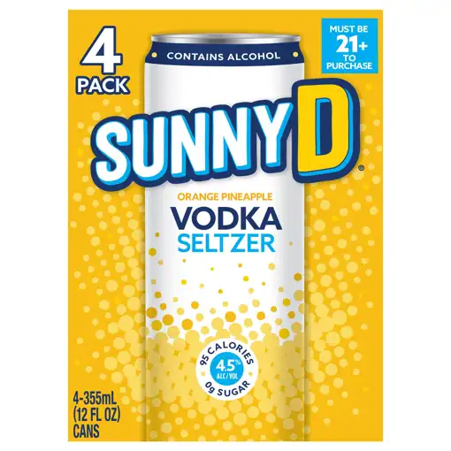 Welcome – #20 Covington – Sunny D Orange Pineapple Vodka Seltzer