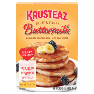 Krusteaz Pancake Mix, Complete, Buttermilk, 25.2 oz (1 lb 9.2 oz) 714 g