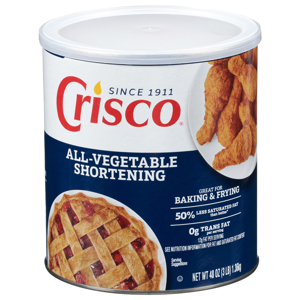 Crisco All-Vegetable Shortening, 48 oz (3 lb) 1.36 kg