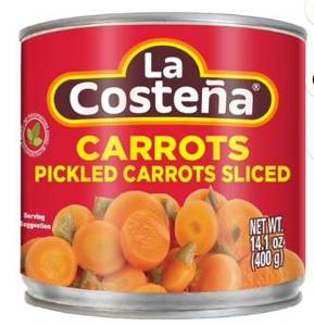 La Costena La Costeña® Pickled Carrots Sliced 14.1 Oz. Can