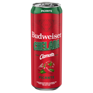Budweiser Chelada Picante Beer, 25 fl oz