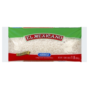 El Mexicano Rice, Long Grain, Enriched, 1 lb (454 g)