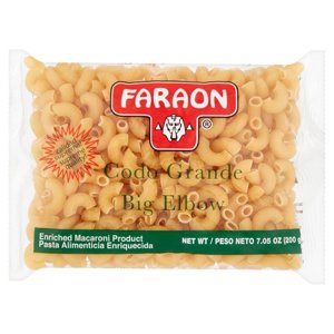 Faraon Codo Grande, Big Elbows Pasta, Enriched Macaroni Product, 7 oz