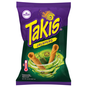 Takis Hot Jalapeno Tortilla Chips, 9.9 oz (280.7 g)