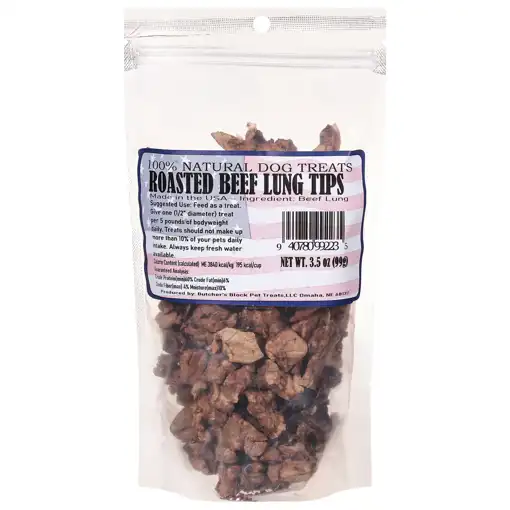 Butchers Block Dry Roasted Beef Lung Tips Dog Treats Butchers Block Dry Roasted Beef Lung Tips Dog Treats