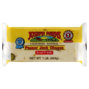 Joseph Farms Cheese, Pepper Jack, 1 lb (454 g)