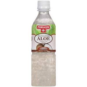 Faraon Aloe Vera Drink, Coconut, 16.9 fl oz (500ml)