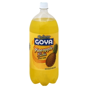 Goya Soda, Pinapple, 67.6 fl oz (2 qt 3.6 oz) 2 lt