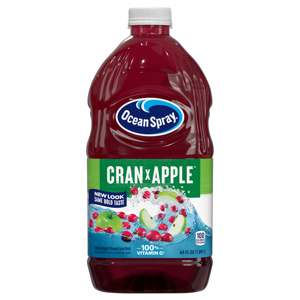 Ocean Spray Juice Drink, Cranberry Apple Flavored, 64 fl oz (1.89 l)
