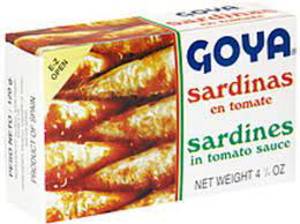 Goya Premium Sardines in Tomato Sauce, 4.25 oz