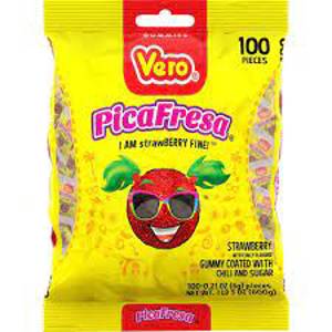 Vero Strawberry Gummies, 100 - 0.21 oz (6 g) pieces [21 oz (1 lb 5 oz) 600 g]
