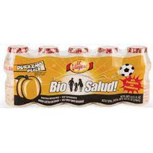 El Viajero Bio Salud! Peach Cultured Dairy Beverage, 2.1 fl oz, 5 count