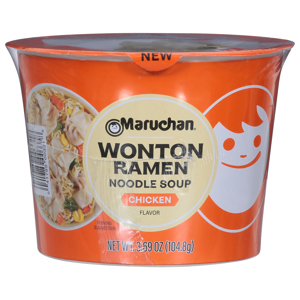 Maruchan Noodle Soup, Chicken Flavor, Wonton Ramen, 3.69 oz (104.8 g)