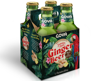 Goya Jamaican Style Ginger Beer, 4 - 7 fl oz Bottles
