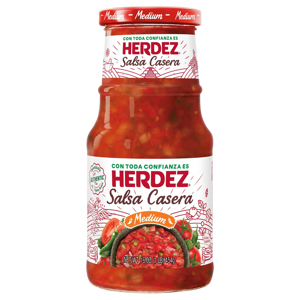 Herdez Medium Salsa Casera, 16 oz (1 lb) 454 g