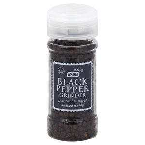 Badia Black Pepper, Grinder, 2.25 oz (63.8 g)