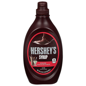 Hershey's Syrup, Fat Free, Genuine Chocolate Flavor, 24 oz (1 lb 8 oz) 680 g