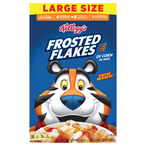 Frosted Flakes Cereal Large Size, 17.3 oz (1 lb 1.3 oz) 490 g